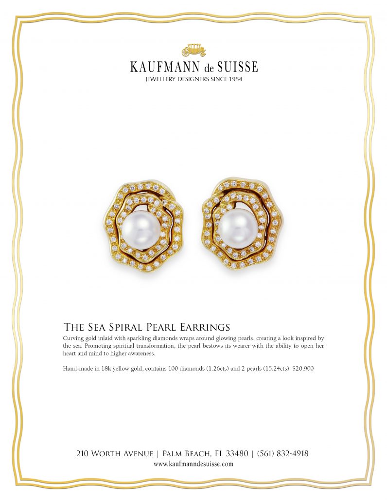 The Sea Spiral Pearl Earrings