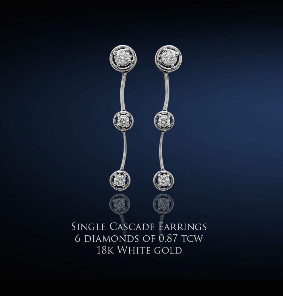 Single Cascade Earrings
