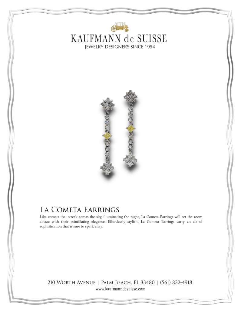 La Cometa Earrings Diamond Earrings
