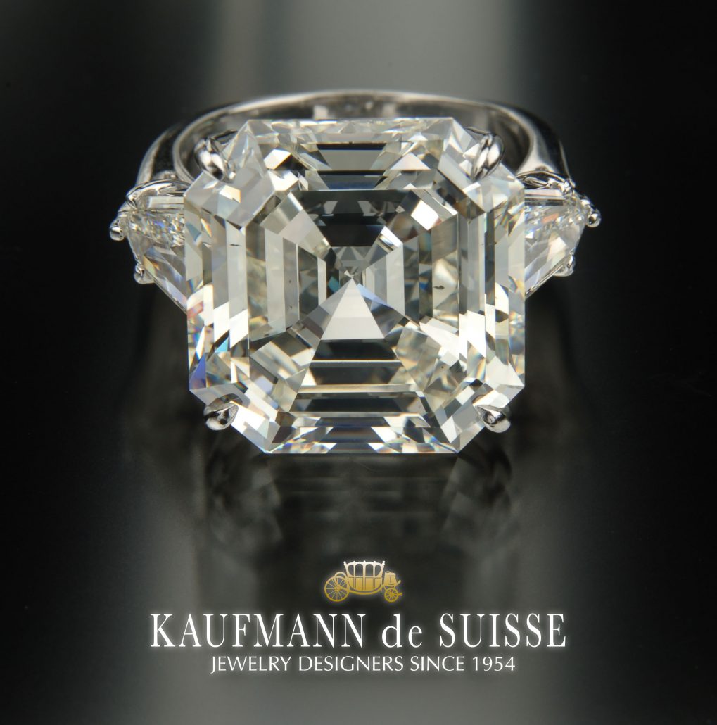 Outstanding Asscher Cut Diamond Ring