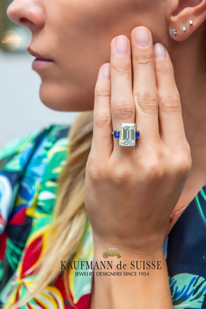 Emerald Cut Diamond Ring
