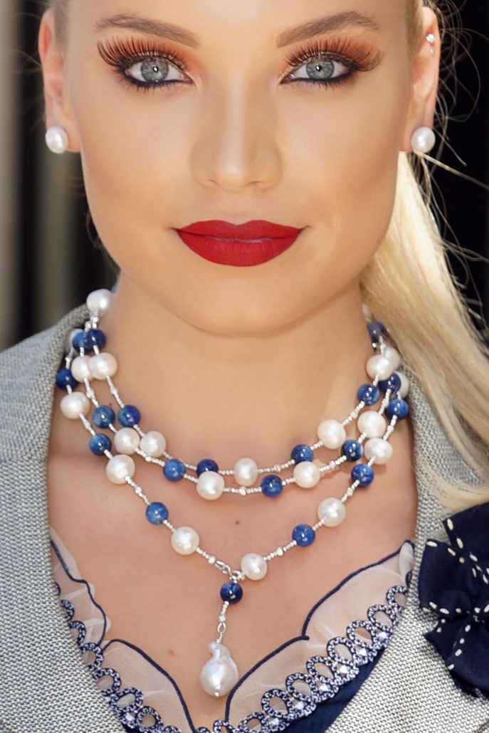 The Palm Beach Lariat in Sodalite