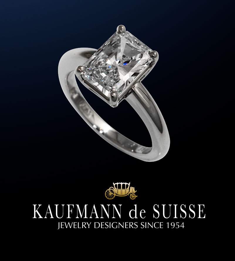 Emerald Cut Diamond Engagement Ring