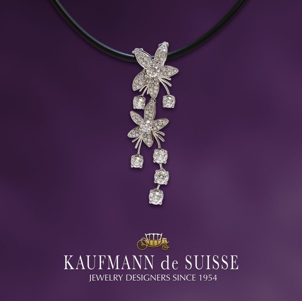 Jasmine de Nuit Diamond Pendant