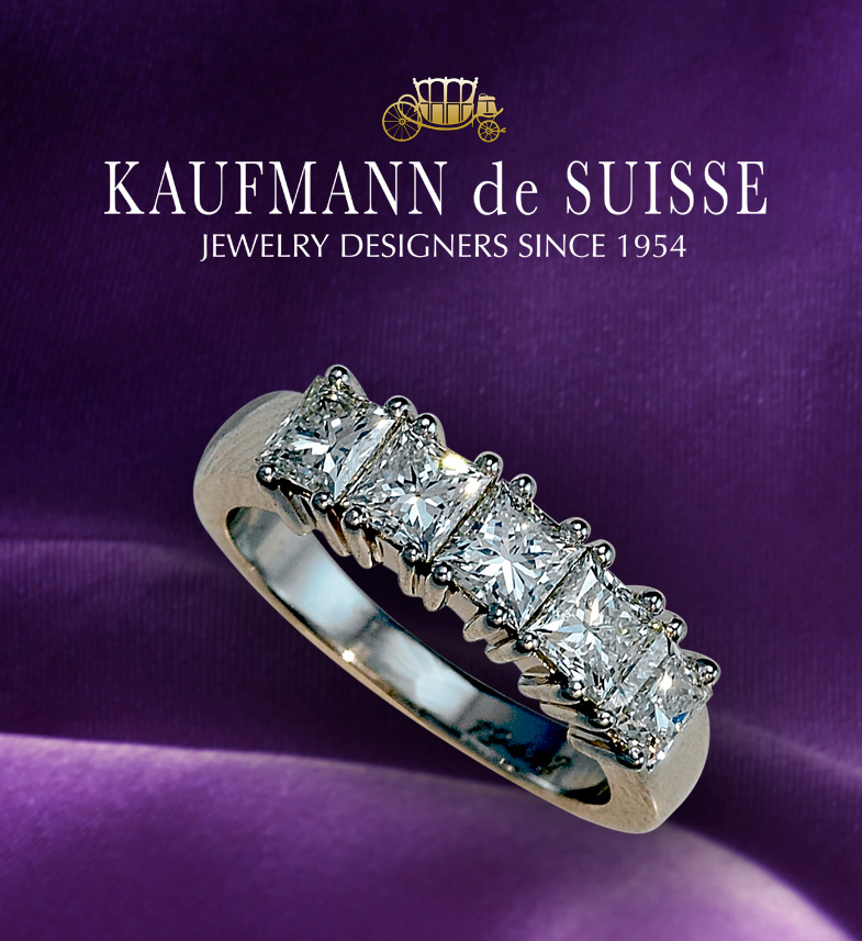 18K Diamond Wedding Band