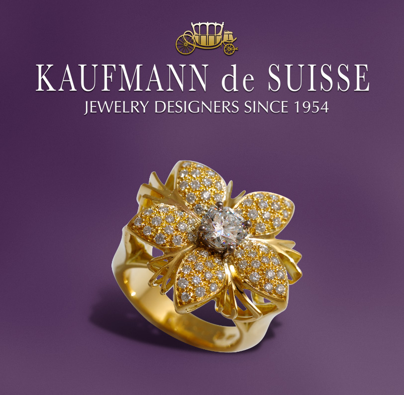Jasmine de Nuit ring in 18K Yellow Gold
