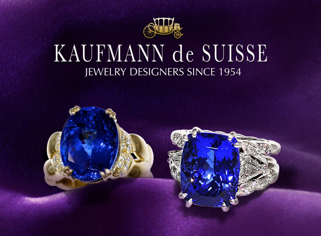 Vibrant Flowing Lines Sapphire Rings