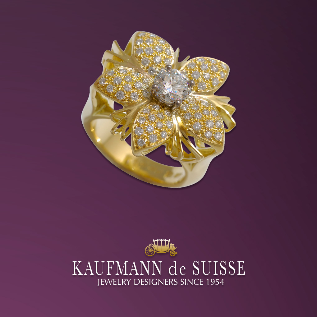 Jasmine de Nuit Ring in 18K Gold