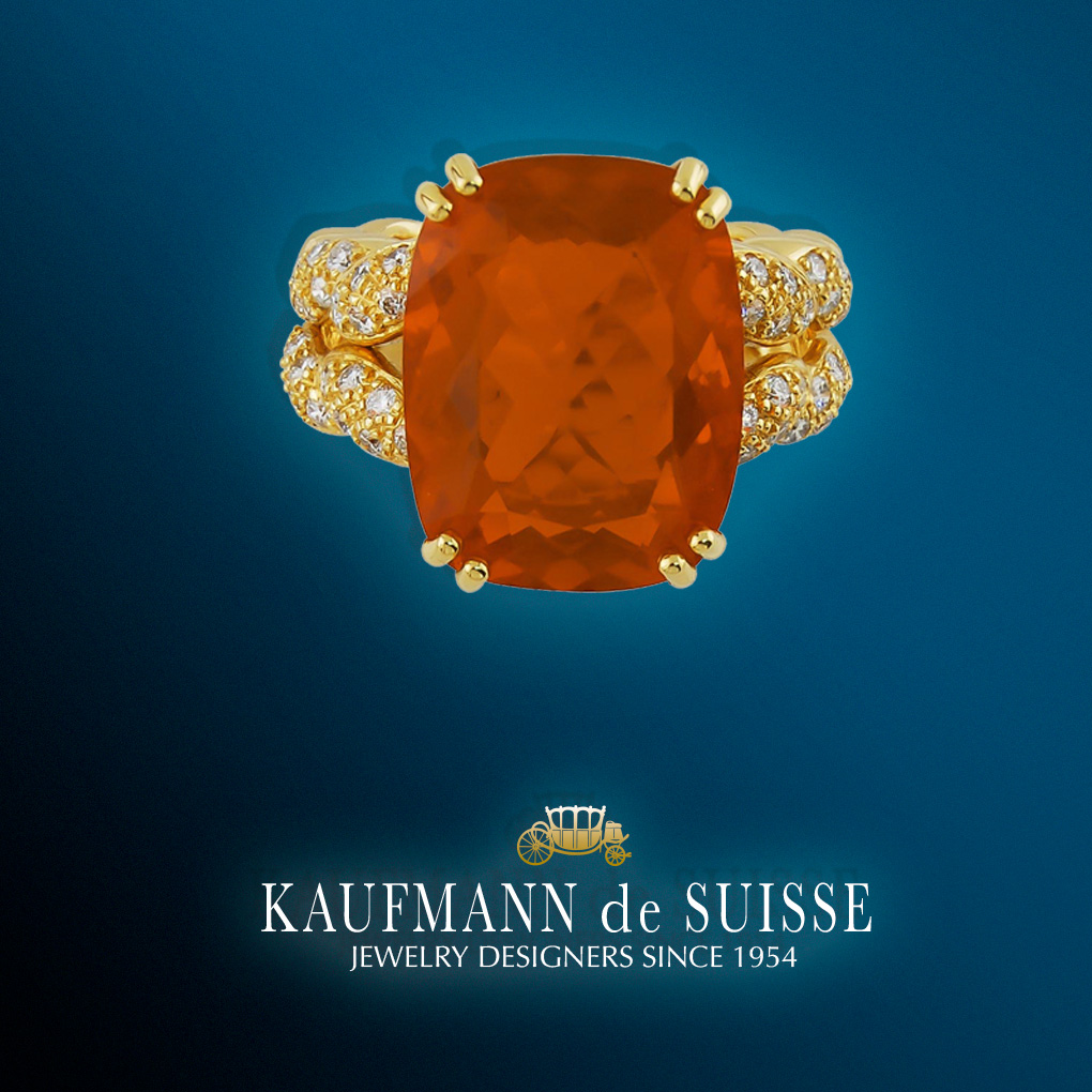 Fire Opal Ring